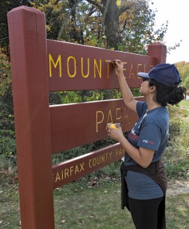 Mt. Eagle Park sign